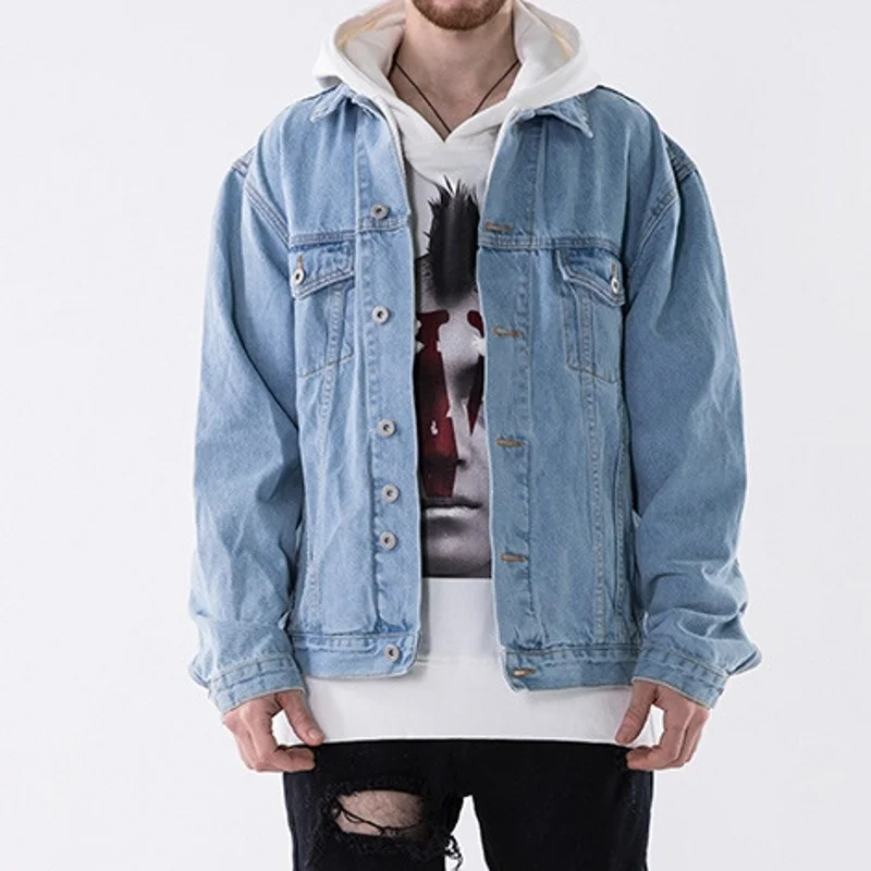 BF Fashion Style High Quality Brand Vintage Painting Print Jeans Jackets Hip Hop Washed Denim Jacket Coat Men Loose Streetwear
BF Fashion Style High Quality Brand Vintage Painting Print Jeans Jackets Hip Hop Washed Denim Jacket Coat Men Loose Streetwear
