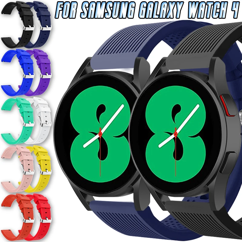 20mm Strap For Samsung Galaxy Watch 40mm/44mm Silicone Strap Replacement Wristband Stripe Textures Surface Bracelet Accessories
20mm Strap For Samsung Galaxy Watch 40mm/44mm Silicone Strap Replacement Wristband Stripe Textures Surface Bracelet Accessories