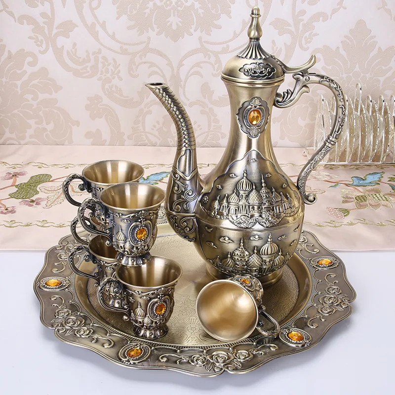 New creative European-style zinc alloy wine glass wine set metal crafts gifts home wine cabinet decorative ornaments
New creative European-style zinc alloy wine glass wine set metal crafts gifts home wine cabinet decorative ornaments