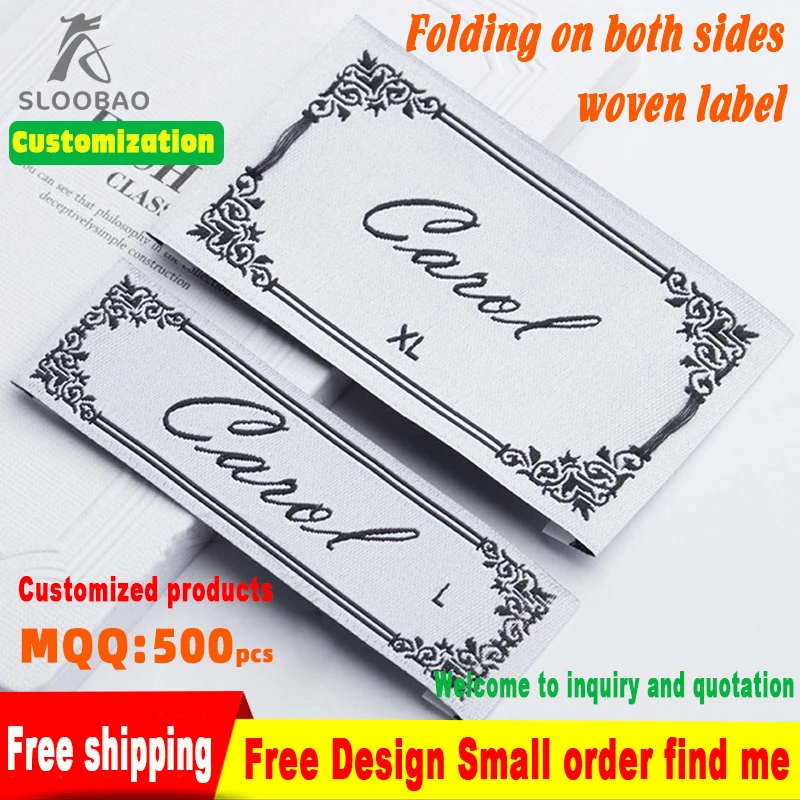 Customize Fold On Both Sides Woven Labels /Tags For Your Brand Name Custom Garment Main Labels Clothing/Bag /Shoe2X6cm Within
Customize Fold On Both Sides Woven Labels /Tags For Your Brand Name Custom Garment Main Labels Clothing/Bag /Shoe2X6cm Within