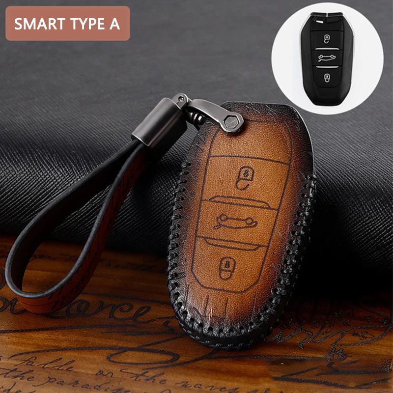 Genuine Leather Car Auto Remote Car Key Shell Case Protector Cover for Peugeot 508 301 208 308 408 307 206 Car Accessories
Genuine Leather Car Auto Remote Car Key Shell Case Protector Cover for Peugeot 508 301 208 308 408 307 206 Car Accessories
