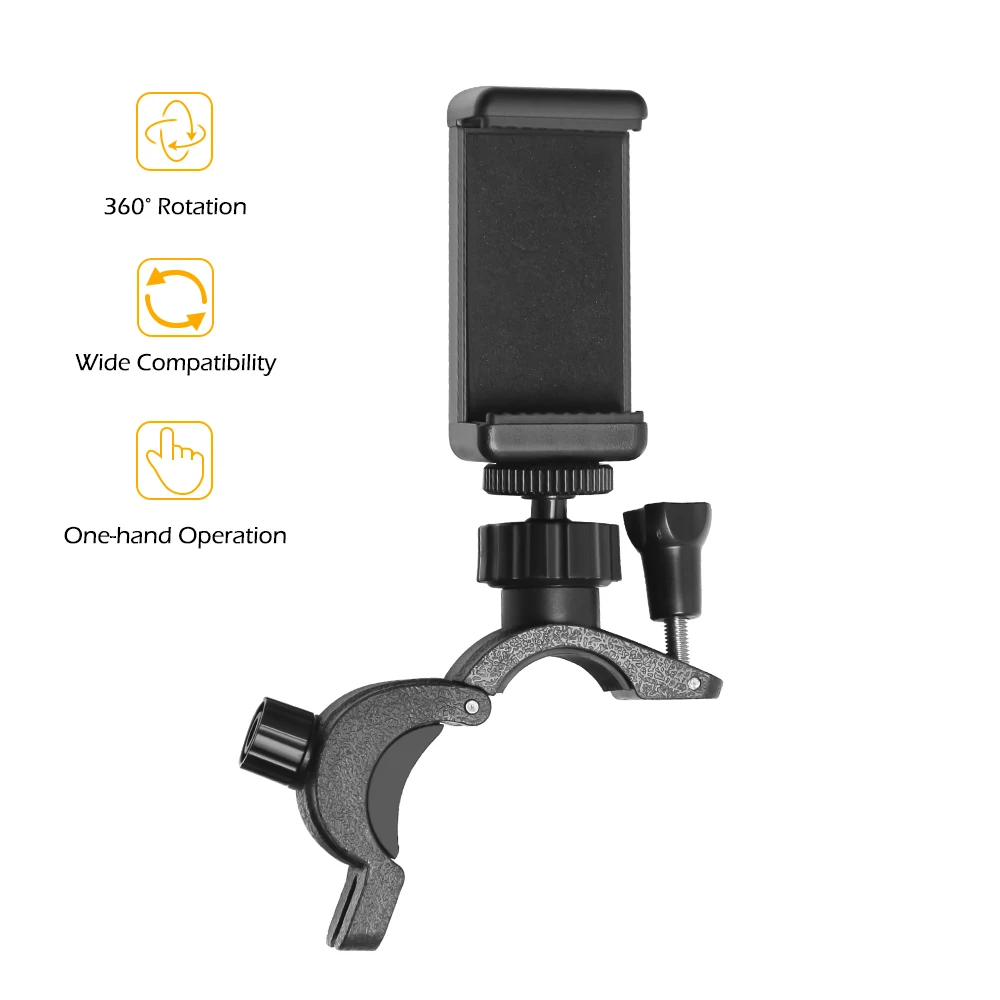SH Universal Mobile Phone Mount Holder Stand 360 Degree Rotation Tripod Monopod Clamp Clip For Live Stream
SH Universal Mobile Phone Mount Holder Stand 360 Degree Rotation Tripod Monopod Clamp Clip For Live Stream