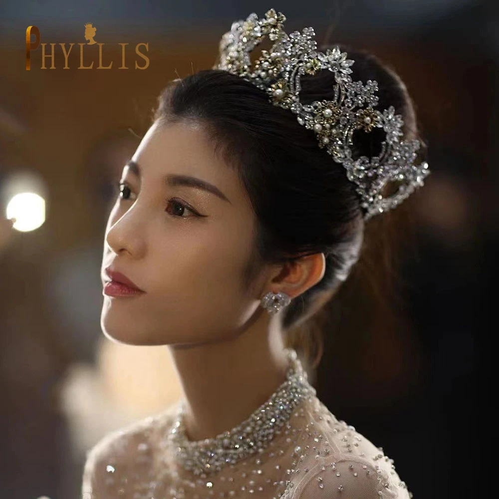 A116 Luxury Wedding Crown Rhinestone Women Tiaras European Bride Hair Jewelry Birthday Party Headband Diamond Bridal Headpiece
A116 Luxury Wedding Crown Rhinestone Women Tiaras European Bride Hair Jewelry Birthday Party Headband Diamond Bridal Headpiece