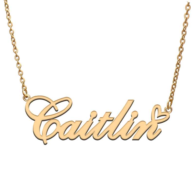Caitlin Name Tag Necklace Personalized Pendant Jewelry Gifts for Mom Daughter Girl Friend Birthday Christmas Party Present
Caitlin Name Tag Necklace Personalized Pendant Jewelry Gifts for Mom Daughter Girl Friend Birthday Christmas Party Present