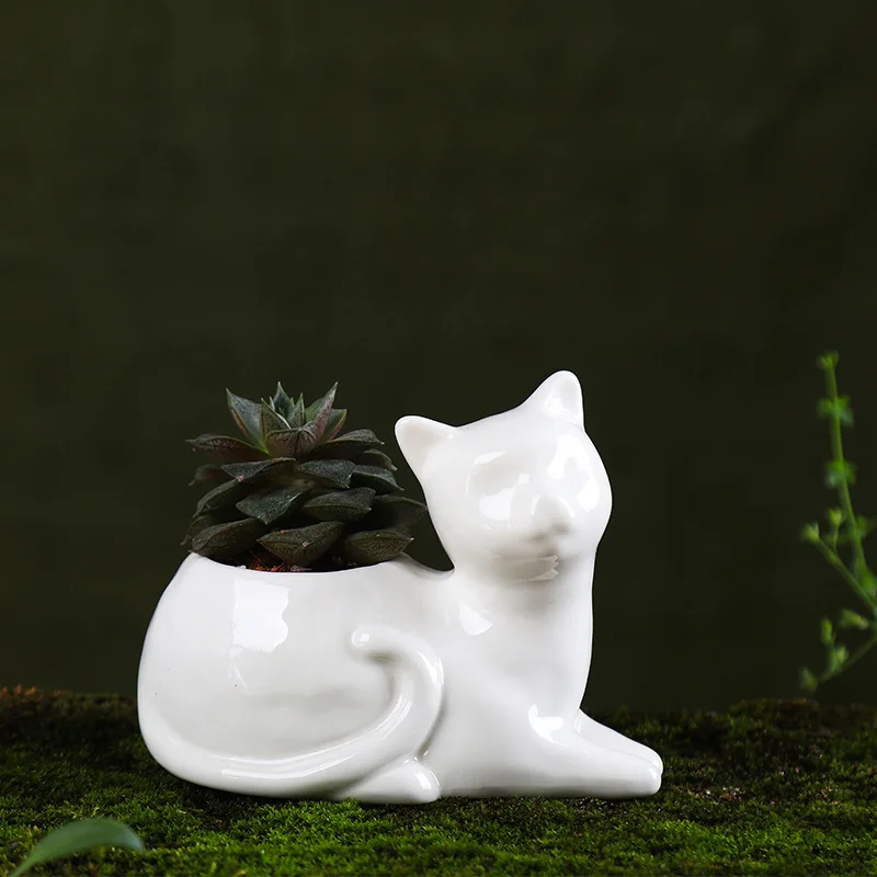 Creative Ceramic Cat Flower Pot Pink Kitten Japanese Succulent Plant Cactus Flower Pot Home Office Desktop Decoration Craft
Creative Ceramic Cat Flower Pot Pink Kitten Japanese Succulent Plant Cactus Flower Pot Home Office Desktop Decoration Craft