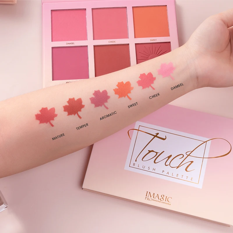 IMAGIC Blush Palette Makeup Professional Cheek Blush Pearl Orange Pigment High Quality Beauty Cosmetic Makeup Blushes 6 Colors
IMAGIC Blush Palette Makeup Professional Cheek Blush Pearl Orange Pigment High Quality Beauty Cosmetic Makeup Blushes 6 Colors