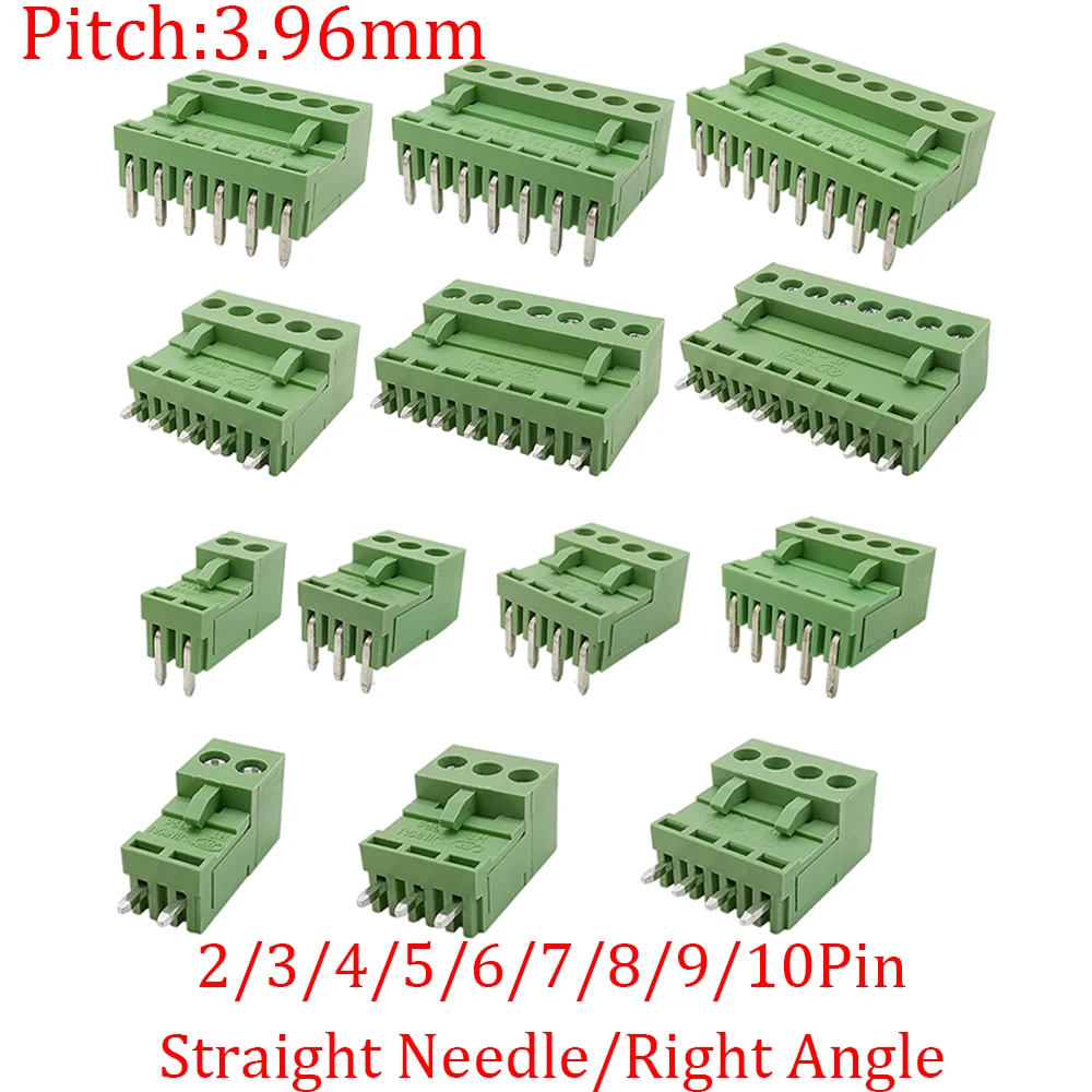 HT3.96 3.96mm Male Female Pin Header 2/3/4/5/6/7/8/9/10 Pin Right Angle/Straight Plug Socket PCB Screw Terminals Block Connector
HT3.96 3.96mm Male Female Pin Header 2/3/4/5/6/7/8/9/10 Pin Right Angle/Straight Plug Socket PCB Screw Terminals Block Connector