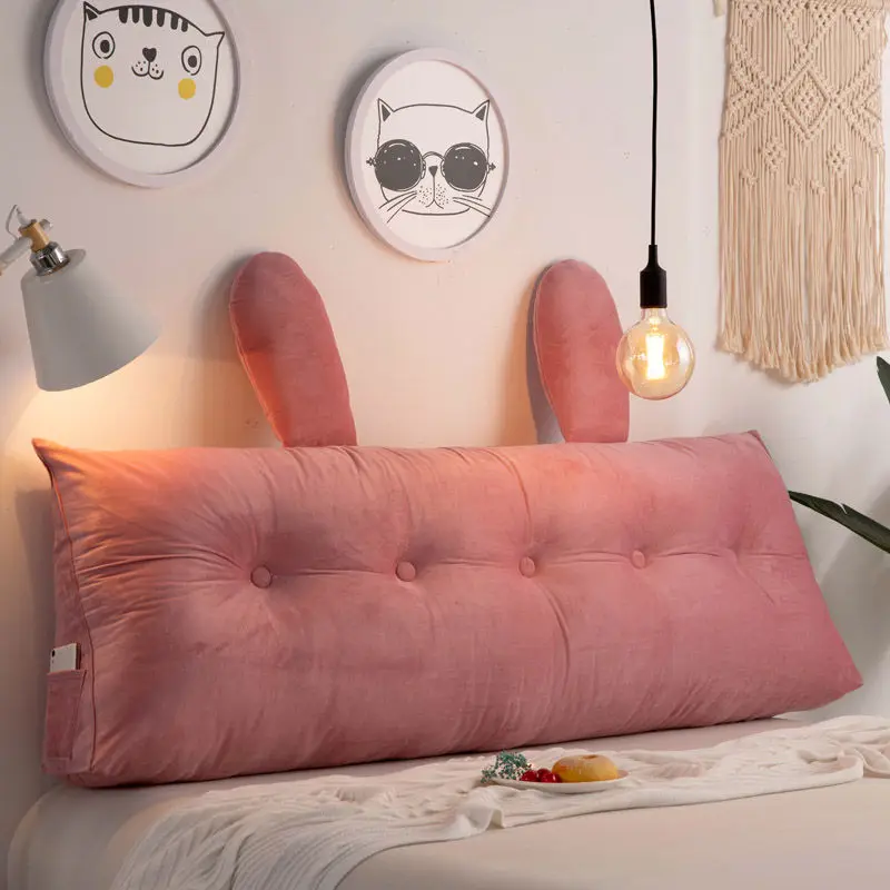 Solid Color Bedside Cushion Large Soft Velvet Backrest Pillow Couple Removable Cute Back Support Pillow Short Plush Seat Cushion
Solid Color Bedside Cushion Large Soft Velvet Backrest Pillow Couple Removable Cute Back Support Pillow Short Plush Seat Cushion