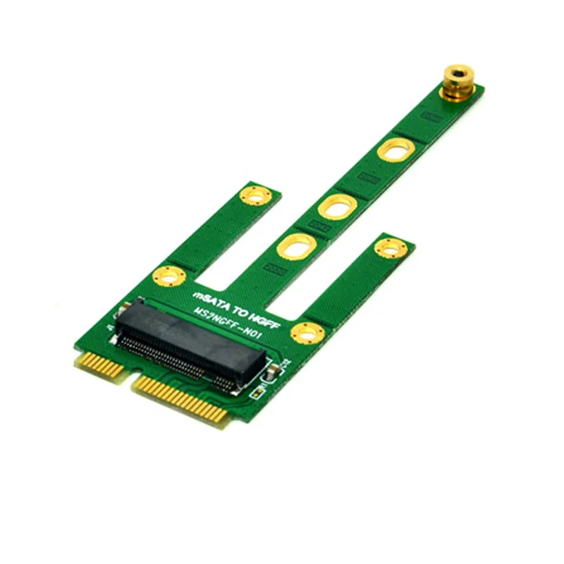 mSATA to M.2 NGFF Adapters Convert Card 6.0Gb/s NGFF M.2 SATA-Bus SSD B Key to mSATA Male Riser M.2 Adapter for 2230-2280 M2 SSD
mSATA to M.2 NGFF Adapters Convert Card 6.0Gb/s NGFF M.2 SATA-Bus SSD B Key to mSATA Male Riser M.2 Adapter for 2230-2280 M2 SSD
