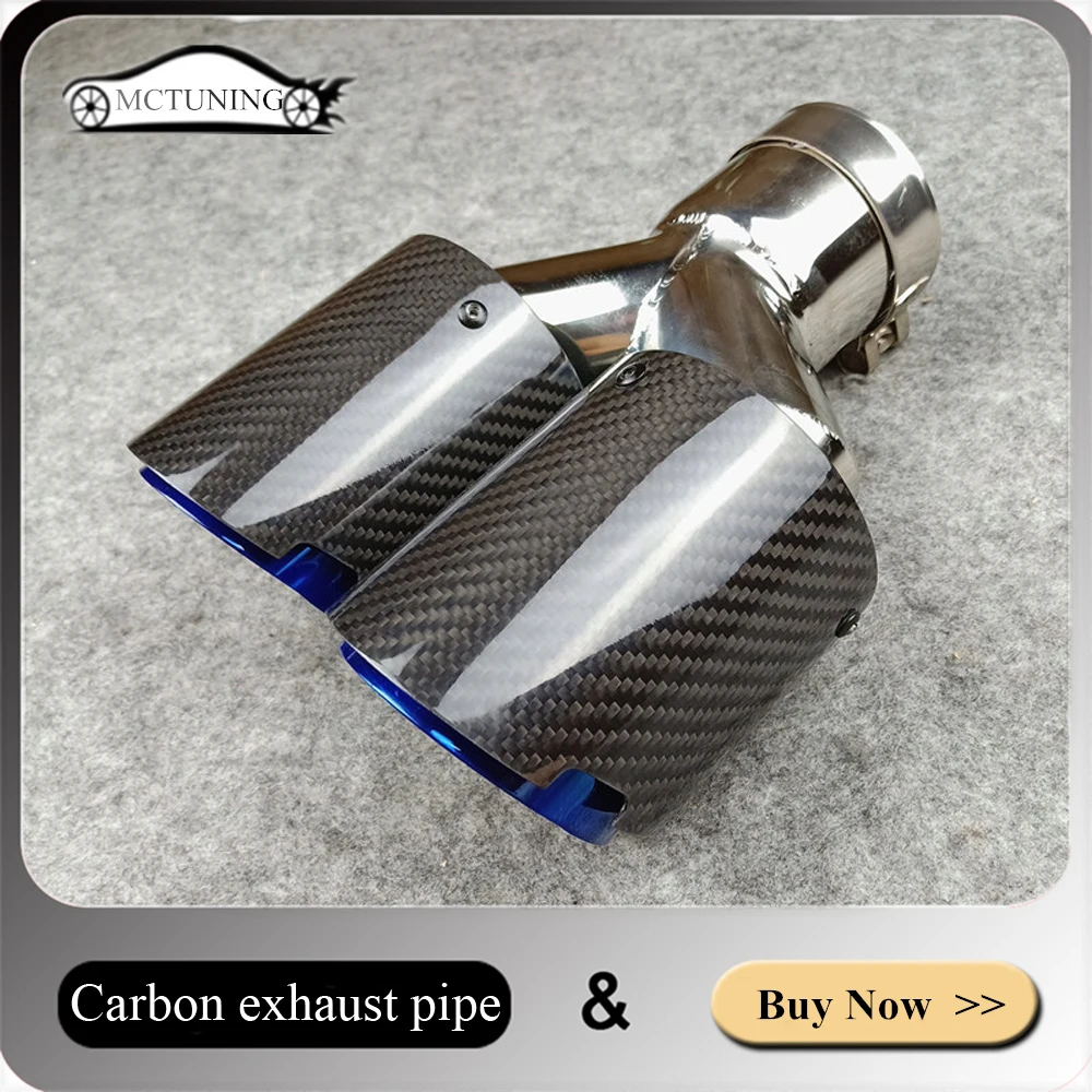 1 Pc Y Model New Style Exhaust Pipe Tail Throat Car Universal Rear Diffuser Nozzles Carbon Fiber Stainless Steel Muffler Tip
1 Pc Y Model New Style Exhaust Pipe Tail Throat Car Universal Rear Diffuser Nozzles Carbon Fiber Stainless Steel Muffler Tip