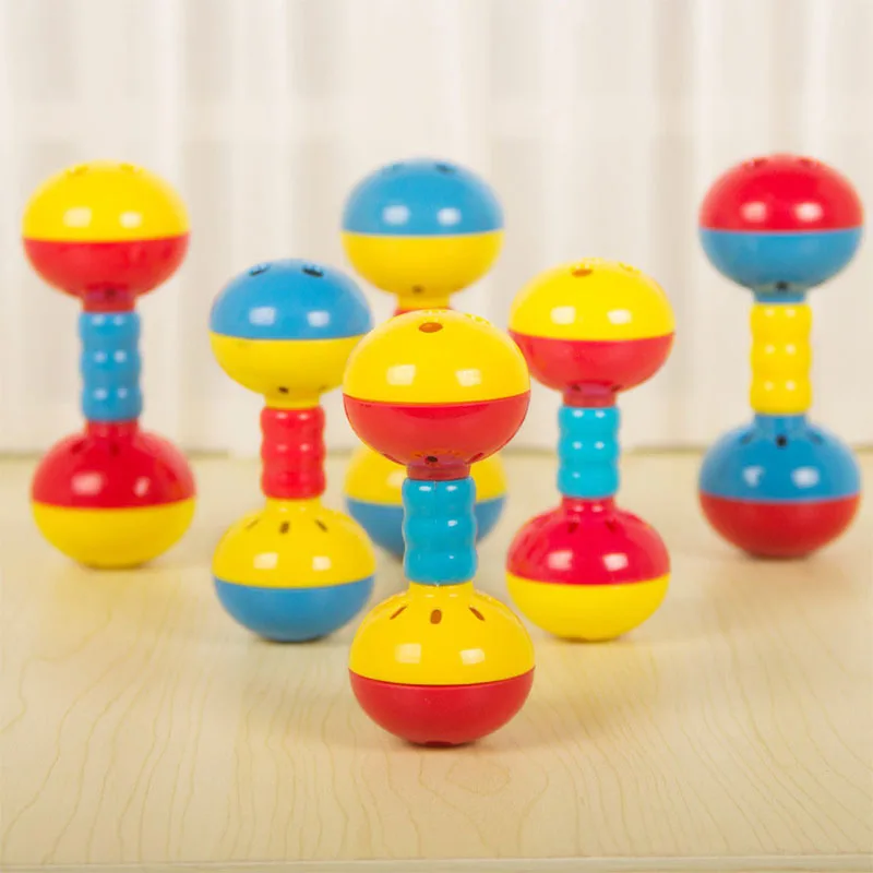 Newborn Rattle Toy Plastic Baby Infant Rattle Double-headed Bell Rattle Wrist Hand Kindergarten Toy baby toys
Newborn Rattle Toy Plastic Baby Infant Rattle Double-headed Bell Rattle Wrist Hand Kindergarten Toy baby toys