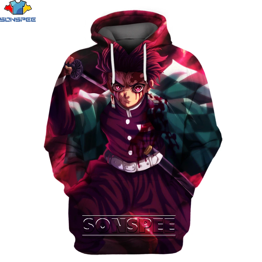SONSPEE Anime Demon Slayer Hoodies 3D Printing Classic Cartoon Autumn Harajuku Trendy Sports Cosplay Oversize Hooded Pullover
SONSPEE Anime Demon Slayer Hoodies 3D Printing Classic Cartoon Autumn Harajuku Trendy Sports Cosplay Oversize Hooded Pullover