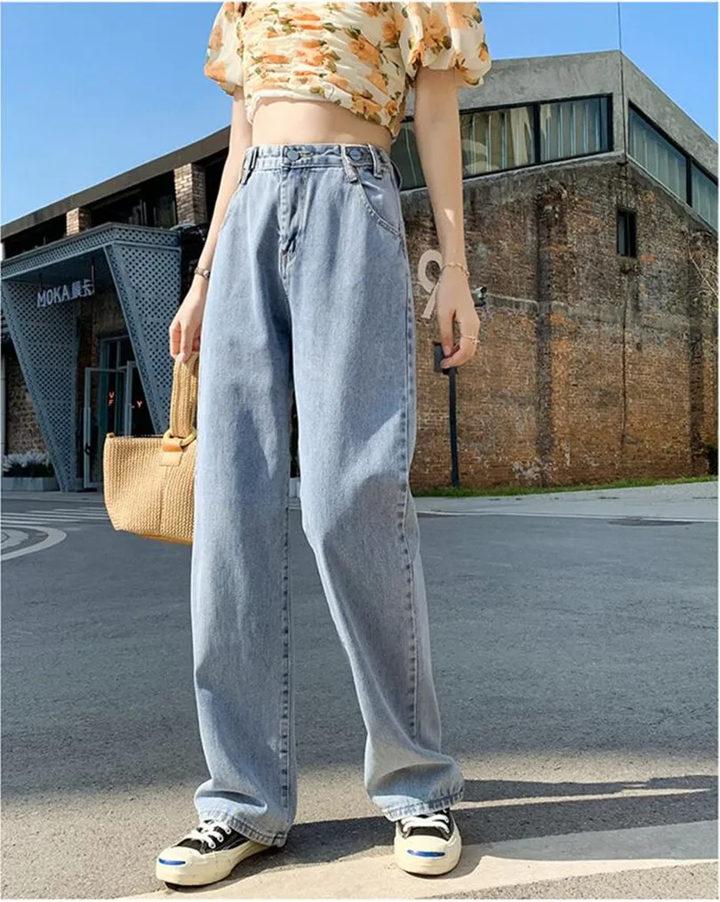 2023 Woman Black Jeans Spring Summer Vintage High Waist Wide Leg Denim Long Pant Fashion Harajuku Straight Pant Streetwear
2023 Woman Black Jeans Spring Summer Vintage High Waist Wide Leg Denim Long Pant Fashion Harajuku Straight Pant Streetwear