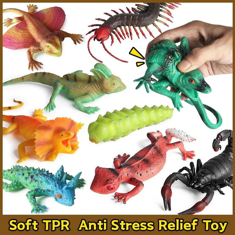 Oenux Soft TPR Anti Stress Relief Squeeze Toy Action Figures Wild Animals Model Figurines Brinquedo Kids Gift Pressure Reduction
Oenux Soft TPR Anti Stress Relief Squeeze Toy Action Figures Wild Animals Model Figurines Brinquedo Kids Gift Pressure Reduction