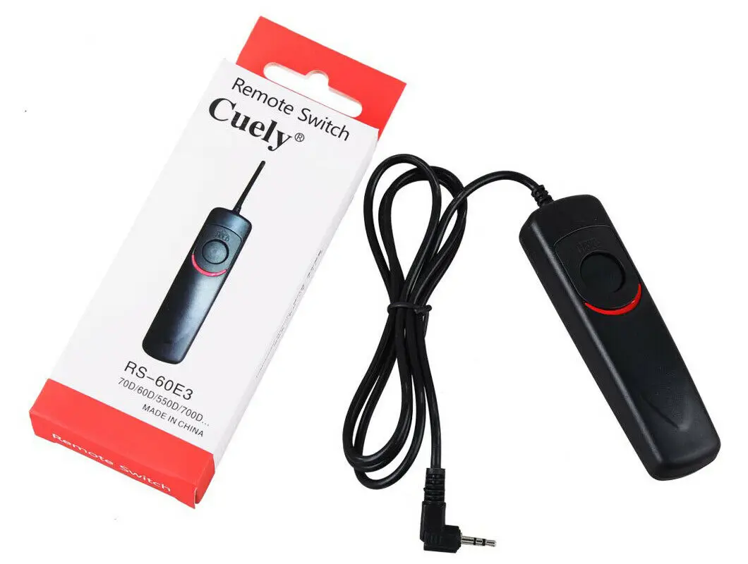 RS-60E3 Camera Remote Shutter Release for Canon EOS 760D 750D 650D 700D 1100D 1200D G10 SX60 2000D 600D Pentax K200D、K100D
RS-60E3 Camera Remote Shutter Release for Canon EOS 760D 750D 650D 700D 1100D 1200D G10 SX60 2000D 600D Pentax K200D、K100D