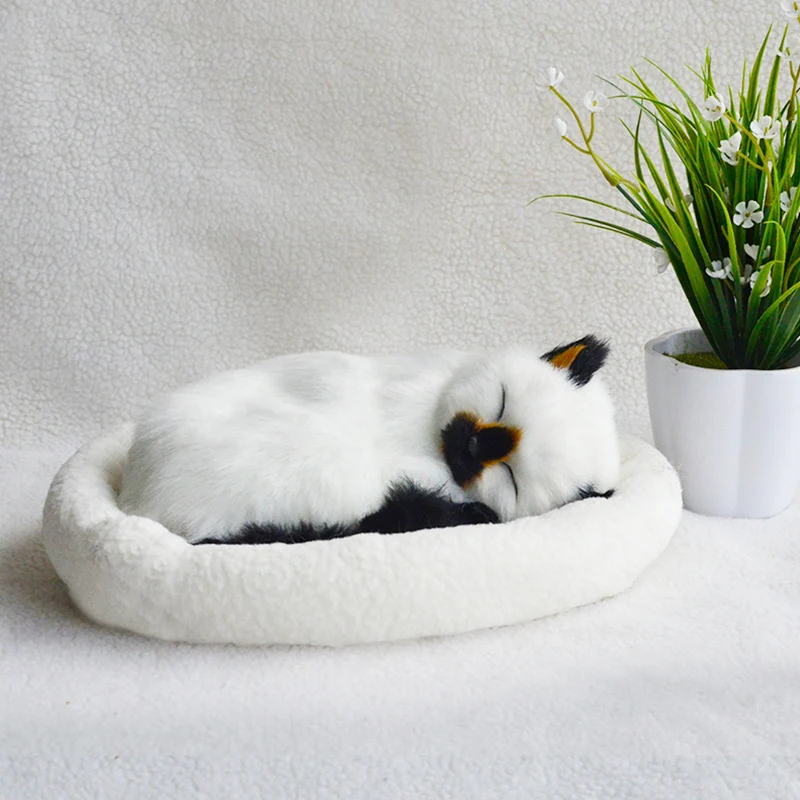 Plush Stuffed Animal Breathing Simulated Cat Model Toy Desktop Decoration Automobile Ornaments Baby Gift
Plush Stuffed Animal Breathing Simulated Cat Model Toy Desktop Decoration Automobile Ornaments Baby Gift