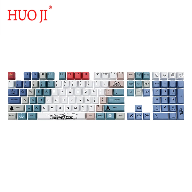 HUO JI 108 Key Five-sided Sublimation PBT Keycap Set, Suitable For Standard ANSI Cherry MX Switch Mechanical Keyboard
HUO JI 108 Key Five-sided Sublimation PBT Keycap Set, Suitable For Standard ANSI Cherry MX Switch Mechanical Keyboard