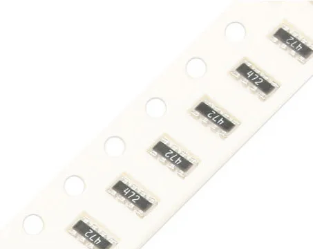 1000pcs/lot 0603 chip exclusion 8P (2*4P) 5% accuracy 0402 2*4 Pin 5% Network Resistor
1000pcs/lot 0603 chip exclusion 8P (2*4P) 5% accuracy 0402 2*4 Pin 5% Network Resistor