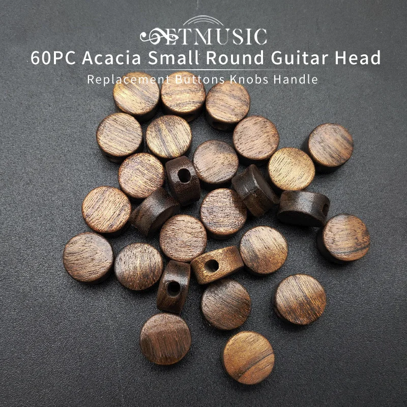 60Pcs Acacia Small Round Shape Guitar Tuning Pegs Tuners Machine Heads Replacement Buttons Knobs Handle
60Pcs Acacia Small Round Shape Guitar Tuning Pegs Tuners Machine Heads Replacement Buttons Knobs Handle