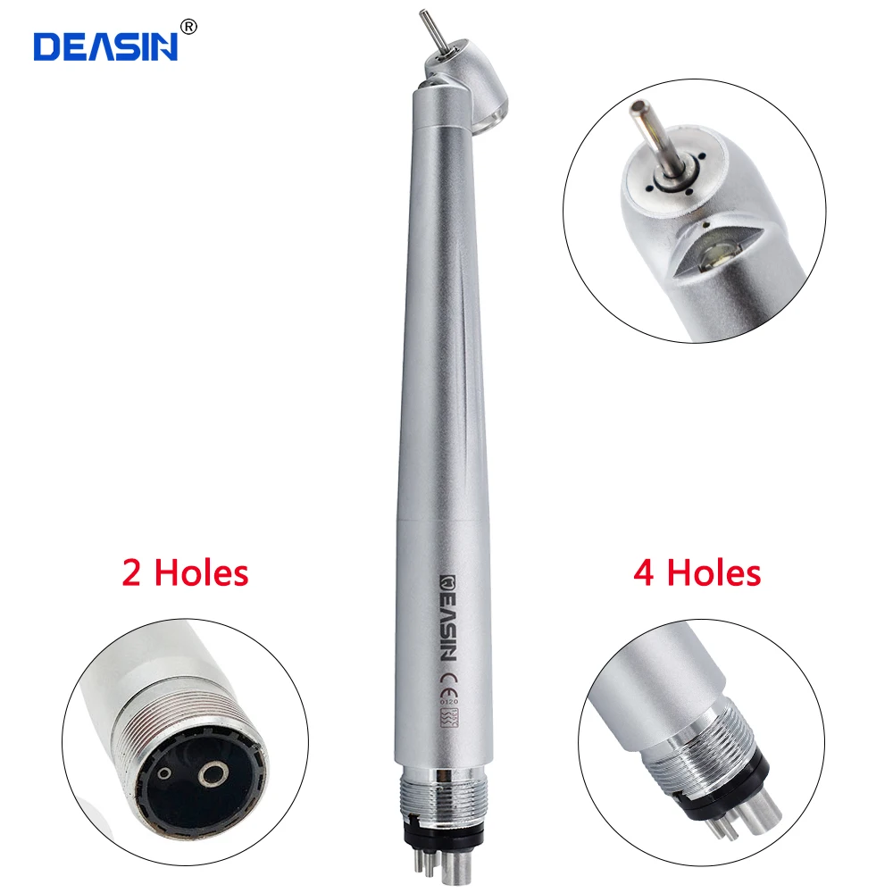Good Quality Dental 45 Degree High Speed Handpiece 4 Hole Push Button Turbine Water Spray LED E-generator Dentist tool
Good Quality Dental 45 Degree High Speed Handpiece 4 Hole Push Button Turbine Water Spray LED E-generator Dentist tool