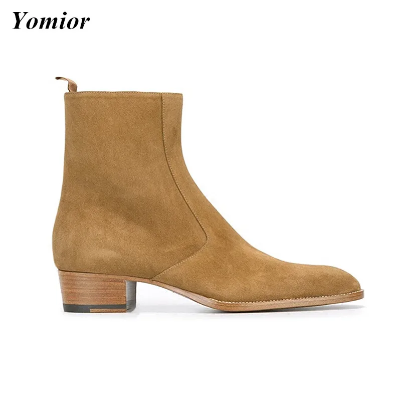 Yomior Handmade Vintage Men Shoes Genuine Leather Pointed Toe Dress Ankle Boots Cowhide Chelsea Boots High Quality Zipper New
Yomior Handmade Vintage Men Shoes Genuine Leather Pointed Toe Dress Ankle Boots Cowhide Chelsea Boots High Quality Zipper New