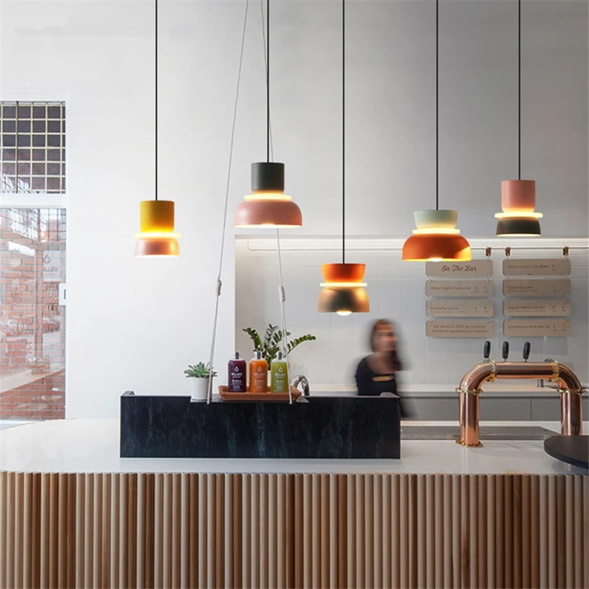 Italy Design Color Metal Pendant Lights Nordic Restaurant Living Room Bedroom Modern Lamps Macaron Halo Hanging Lights Fixtures
Italy Design Color Metal Pendant Lights Nordic Restaurant Living Room Bedroom Modern Lamps Macaron Halo Hanging Lights Fixtures