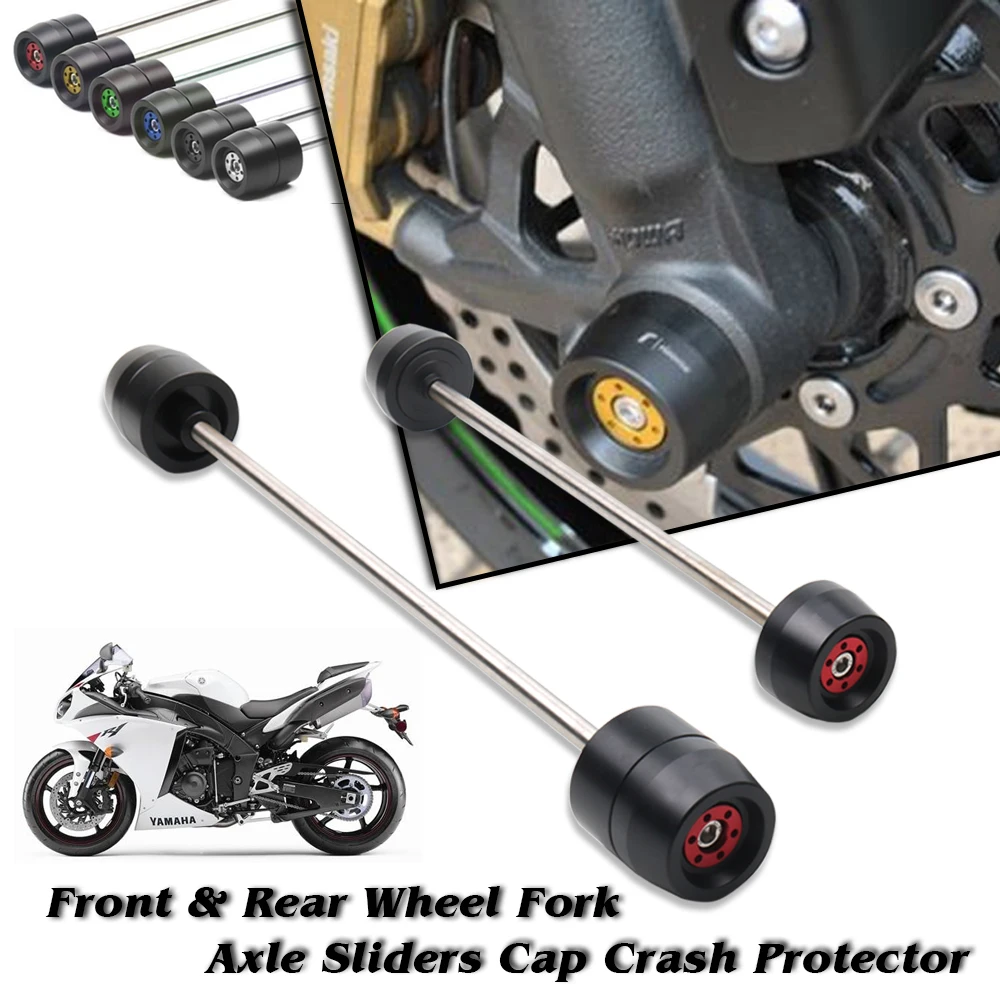 For YAMAHA YZF-R1 YZF R1 YZFR1 2015-2022 Motorcycle Accessories Front & Rear Axle Fork Crash Sliders Wheel Protector
For YAMAHA YZF-R1 YZF R1 YZFR1 2015-2022 Motorcycle Accessories Front & Rear Axle Fork Crash Sliders Wheel Protector