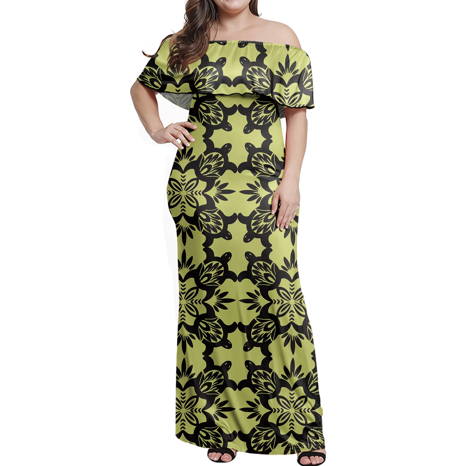 Polynesia Samoa Off The Shoulder Corset Sexy Dress Summer Sea Turtle Print Women's Dress Party Short Sleeve Long Skirt
Polynesia Samoa Off The Shoulder Corset Sexy Dress Summer Sea Turtle Print Women's Dress Party Short Sleeve Long Skirt