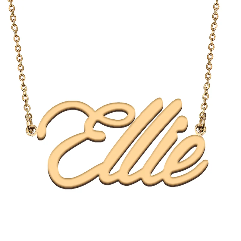 Ellie Custom Name Necklace Customized Pendant Choker Personalized Jewelry Gift for Women Girls Friend Christmas Present
Ellie Custom Name Necklace Customized Pendant Choker Personalized Jewelry Gift for Women Girls Friend Christmas Present