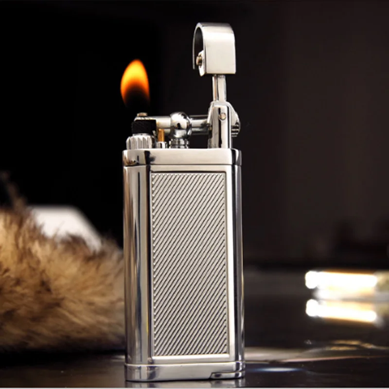 New Design Pipe Metal Cigarette Lighters Flame Windproof Inflatable Butane Gas Tobacco fire Gift
New Design Pipe Metal Cigarette Lighters Flame Windproof Inflatable Butane Gas Tobacco fire Gift