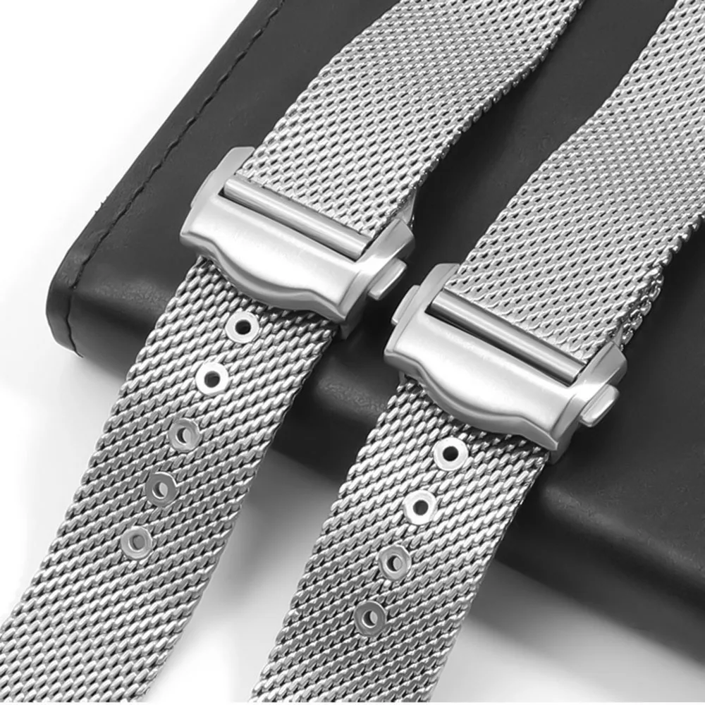 Strap Woven Metal Bracelets High Quality 316L Stainless Steel 20mm Watchband for Omega 007 James Bond Seamaster 300 Watch
Strap Woven Metal Bracelets High Quality 316L Stainless Steel 20mm Watchband for Omega 007 James Bond Seamaster 300 Watch