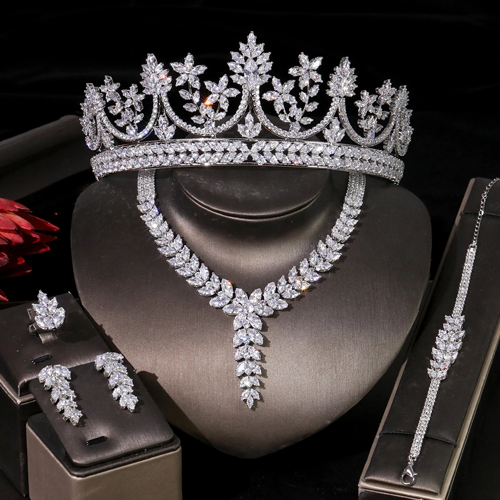 Women's Engagement Jewelry Set, High Quality CZ Wedding Bridal Tiara Crown Necklace Set, Used For Bridal Wedding Party Jewelry
Women's Engagement Jewelry Set, High Quality CZ Wedding Bridal Tiara Crown Necklace Set, Used For Bridal Wedding Party Jewelry