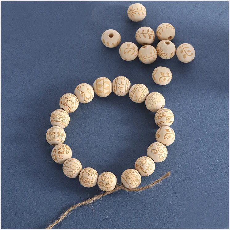 20Pcs16mm/20mm Carve Round Bohemian style Natural Wooden Beads DIY custom decoration Children's ToysBracelet Accessories
20Pcs16mm/20mm Carve Round Bohemian style Natural Wooden Beads DIY custom decoration Children's ToysBracelet Accessories