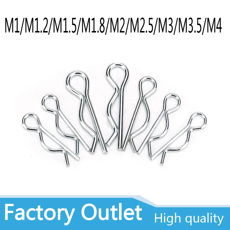50pcs 20pcs Carbon Steel Anti-rust Hair Pin Hitch Retaining R Clip Cotter Spring Pin M1 M1.2 M1.5 M1.8 M2 M2.5 M3 M3.5 M4
50pcs 20pcs Carbon Steel Anti-rust Hair Pin Hitch Retaining R Clip Cotter Spring Pin M1 M1.2 M1.5 M1.8 M2 M2.5 M3 M3.5 M4