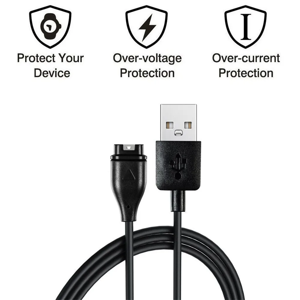 USB Charging Cable Data Cord Charger For Garmin Instinct Vivoactive 3/D2 Vivosport Forerunner 945/935 Fenix 5/5S/5X Plus
USB Charging Cable Data Cord Charger For Garmin Instinct Vivoactive 3/D2 Vivosport Forerunner 945/935 Fenix 5/5S/5X Plus