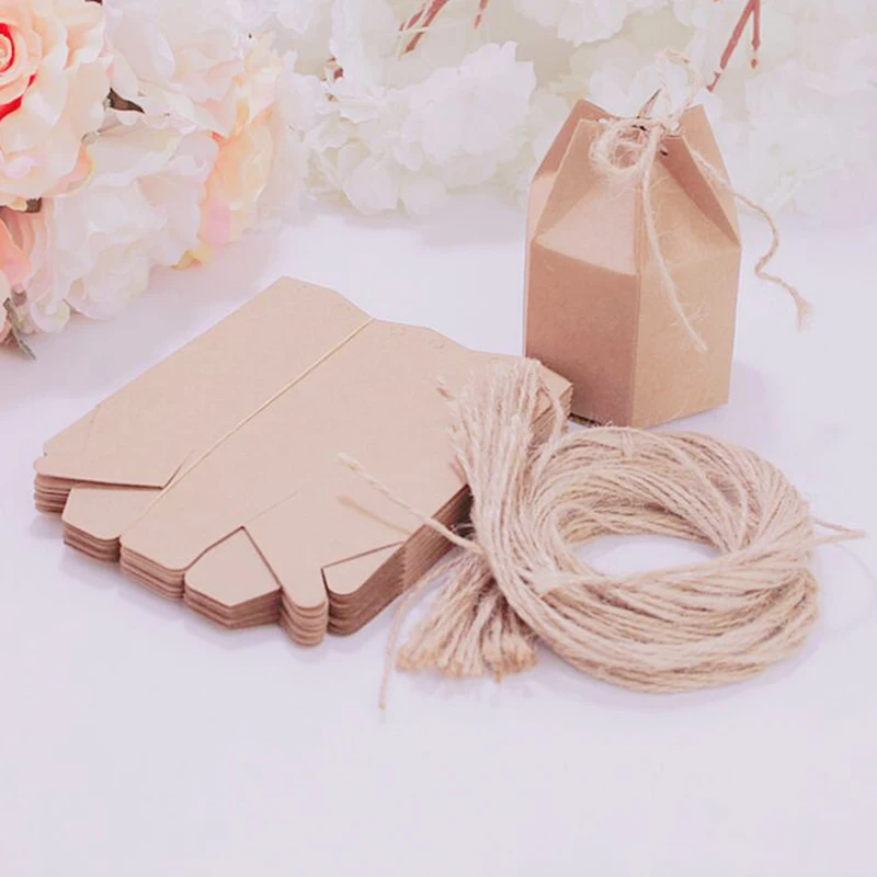 50pcs Kraft Paper Lantern Hexagon Package Candy Box DIY Favor And Gifts Box With RopeBirthday Wedding Christmas Party Decoration
50pcs Kraft Paper Lantern Hexagon Package Candy Box DIY Favor And Gifts Box With RopeBirthday Wedding Christmas Party Decoration