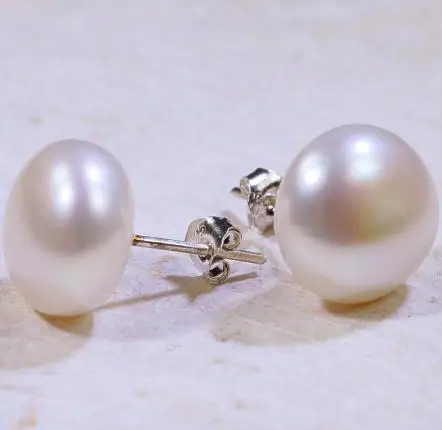 New Favorite Pearl Jewelry AA 10-14MM White Cultured Freshwater Pearls Earrings S925 Silver Stud Wedding Party Women Girl Gift
New Favorite Pearl Jewelry AA 10-14MM White Cultured Freshwater Pearls Earrings S925 Silver Stud Wedding Party Women Girl Gift