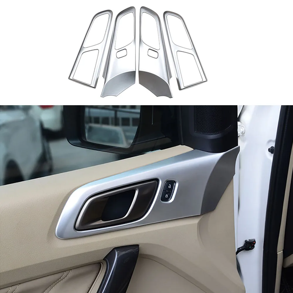 Chrome Door Handle Bowl Frame Decorator Cover Panle Fit for Ford Ranger Everest Endeavour 2015-2020 Accessories
Chrome Door Handle Bowl Frame Decorator Cover Panle Fit for Ford Ranger Everest Endeavour 2015-2020 Accessories