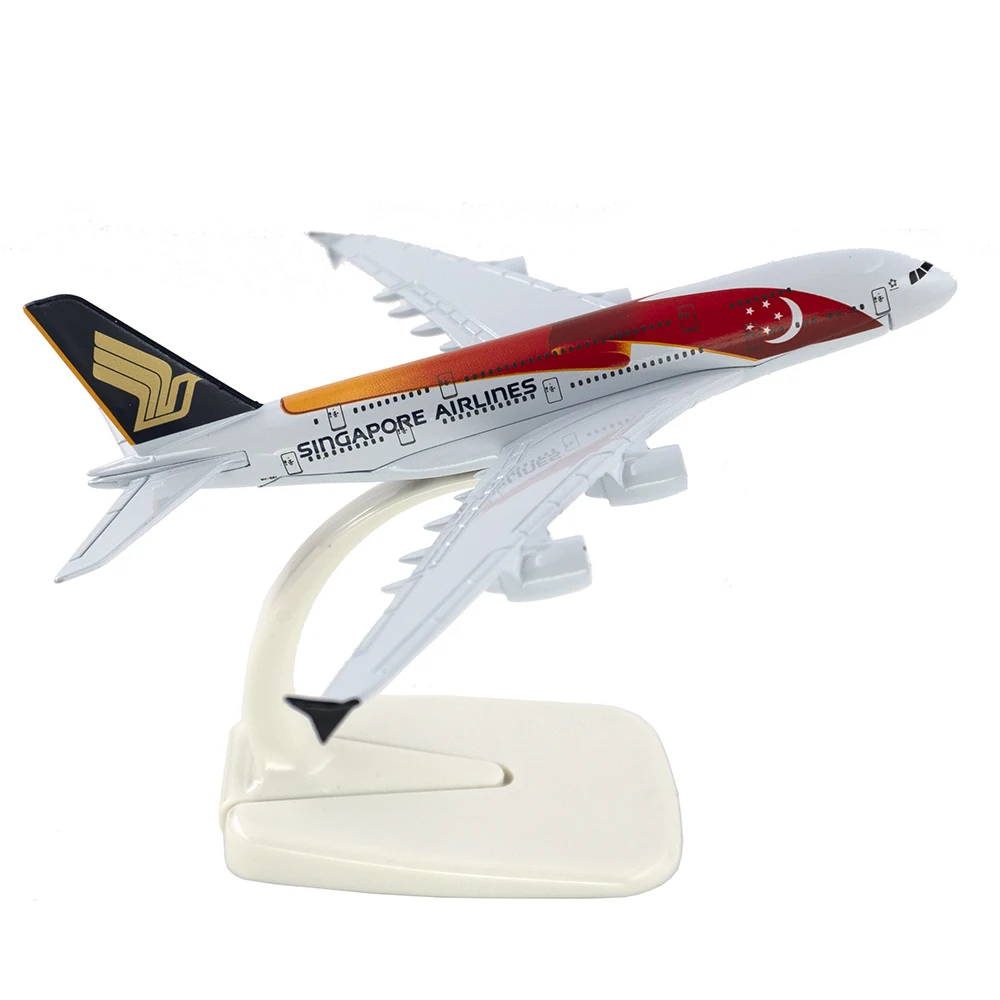 1/400 Scale Alloy Aircraft Airbus A380 Singapore Airlines 16cm Airplane Model Toys Decoration Children Gift Collection
1/400 Scale Alloy Aircraft Airbus A380 Singapore Airlines 16cm Airplane Model Toys Decoration Children Gift Collection