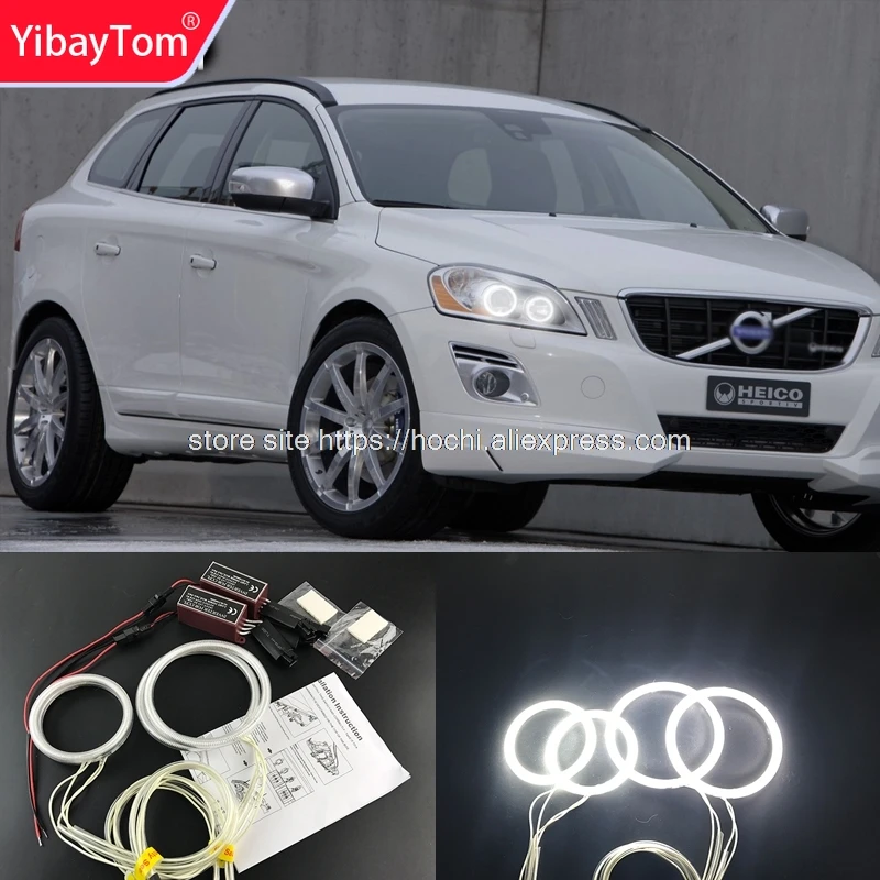 YibayTom Excellent CCFL Angel Eyes Kit ультра яркая подсветка фар для Volvo XC60 S60 09 10 11 2012 2013 с проектором
YibayTom Excellent CCFL Angel Eyes Kit ультра яркая подсветка фар для Volvo XC60 S60 09 10 11 2012 2013 с проектором