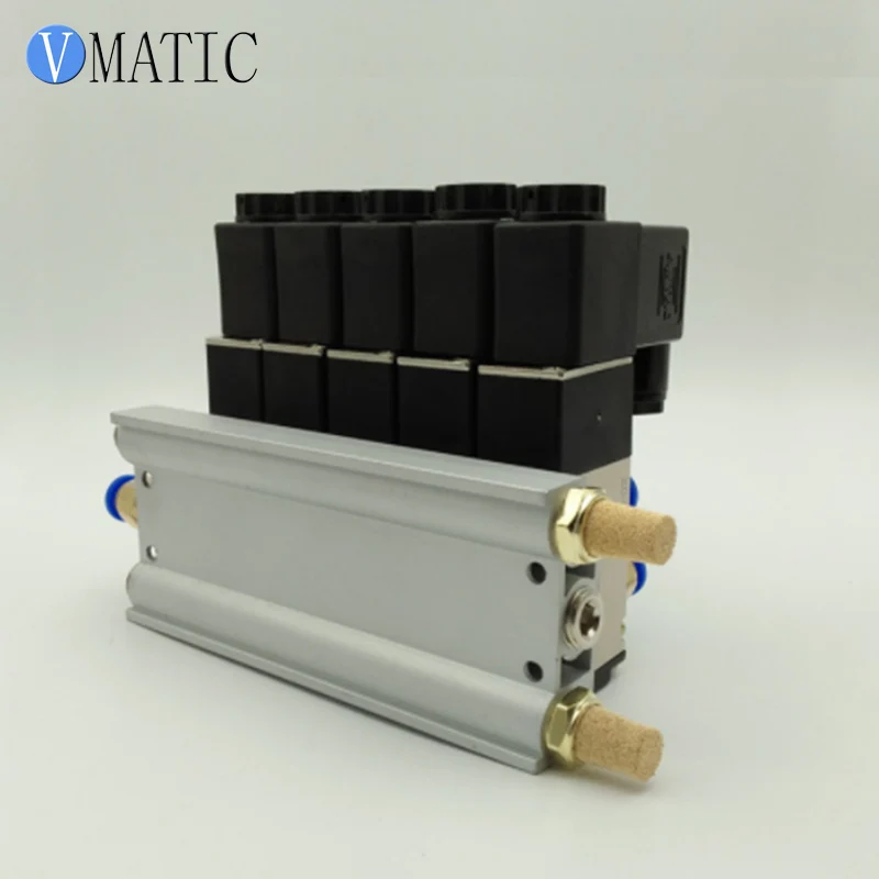Free Shipping High Quality Quadruple Solenoid Valve Aluminum Base Fitting Mufflers Set Dispensing Solenoid Valve
Free Shipping High Quality Quadruple Solenoid Valve Aluminum Base Fitting Mufflers Set Dispensing Solenoid Valve