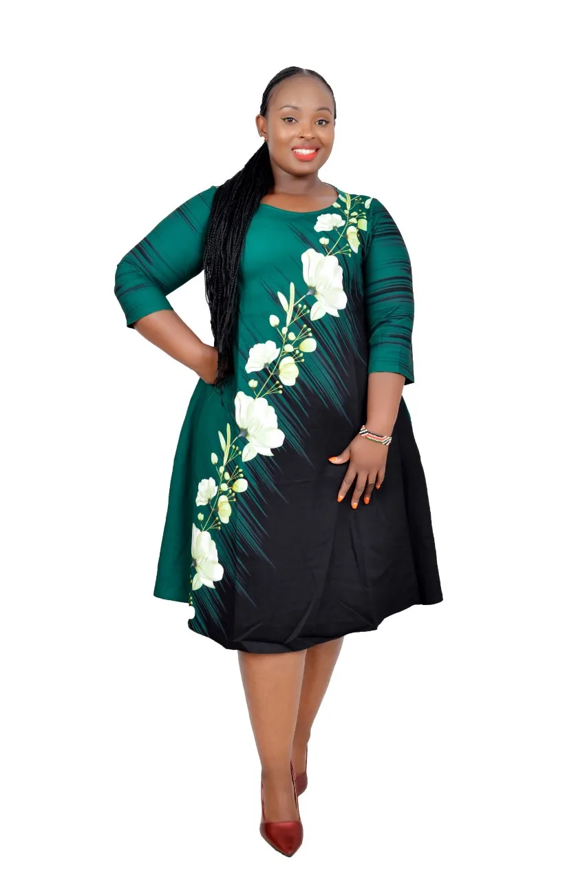 Plus Size African Dress for Women Fashion Dashiki Print Ruffles Dres New Arrival Robe Elegant African Party Dress 2XL-6XL
Plus Size African Dress for Women Fashion Dashiki Print Ruffles Dres New Arrival Robe Elegant African Party Dress 2XL-6XL