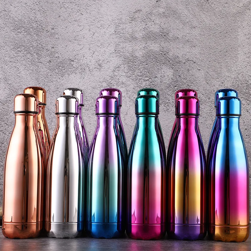 Fashionable gradient stainless steel cola bottle portable double-layer insulation and anti-scalding homeware creative water cup
Fashionable gradient stainless steel cola bottle portable double-layer insulation and anti-scalding homeware creative water cup
