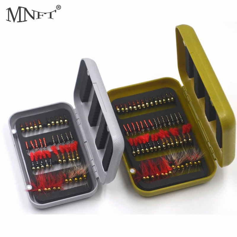 MNFT 56/40Pcs Beads Head Fly Fishing Artificial Nymph Bait Trout Bass Blue Gill Fly Flie Combo With a Box
MNFT 56/40Pcs Beads Head Fly Fishing Artificial Nymph Bait Trout Bass Blue Gill Fly Flie Combo With a Box