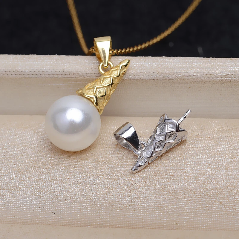 Ice Cream 925 Sterling Silver Pendant Mounts Findings Settings Jewelry Fittings Women Accessories for Pearls Beads Stones
Ice Cream 925 Sterling Silver Pendant Mounts Findings Settings Jewelry Fittings Women Accessories for Pearls Beads Stones