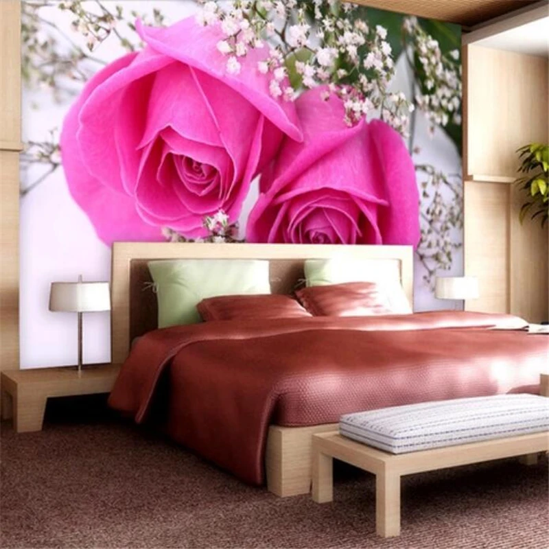 beibehang Custom wallpaper 3d beautiful pink rose starry living room bedroom background wall decoration painting papel de parede
beibehang Custom wallpaper 3d beautiful pink rose starry living room bedroom background wall decoration painting papel de parede