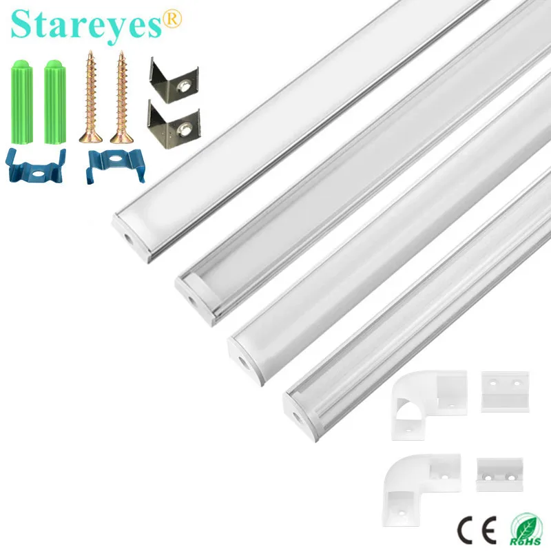 100 Pcs U V Shape 1.0m LED Strip Aluminum profile Channel Holder Corner Connector Light Bar Kitchen tape trough Aluminum Groove
100 Pcs U V Shape 1.0m LED Strip Aluminum profile Channel Holder Corner Connector Light Bar Kitchen tape trough Aluminum Groove