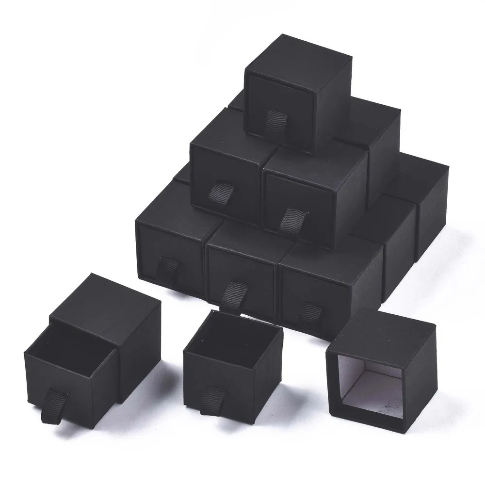 24pcs 4.5x4.5x4.5cm Square Cardboard Jewelry Boxes Storage Display Box For Ring Gifts Present Packaging Box with Sponge Inside
24pcs 4.5x4.5x4.5cm Square Cardboard Jewelry Boxes Storage Display Box For Ring Gifts Present Packaging Box with Sponge Inside
