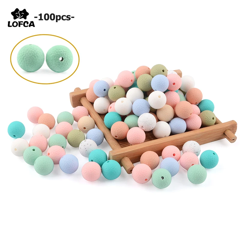 LOFCA 100pcs/lot silicone leather look beads 15mm Silicone Leatherette look beads Baby Teething Beads DIY Chewable Teething
LOFCA 100pcs/lot silicone leather look beads 15mm Silicone Leatherette look beads Baby Teething Beads DIY Chewable Teething