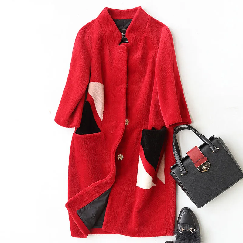 Women's Fur Coat Winter Jacket Women 2020 Natural Sheep Shearing Fur Coats Long Warm Real Wool Jackets Overcoat 6803
Women's Fur Coat Winter Jacket Women 2020 Natural Sheep Shearing Fur Coats Long Warm Real Wool Jackets Overcoat 6803